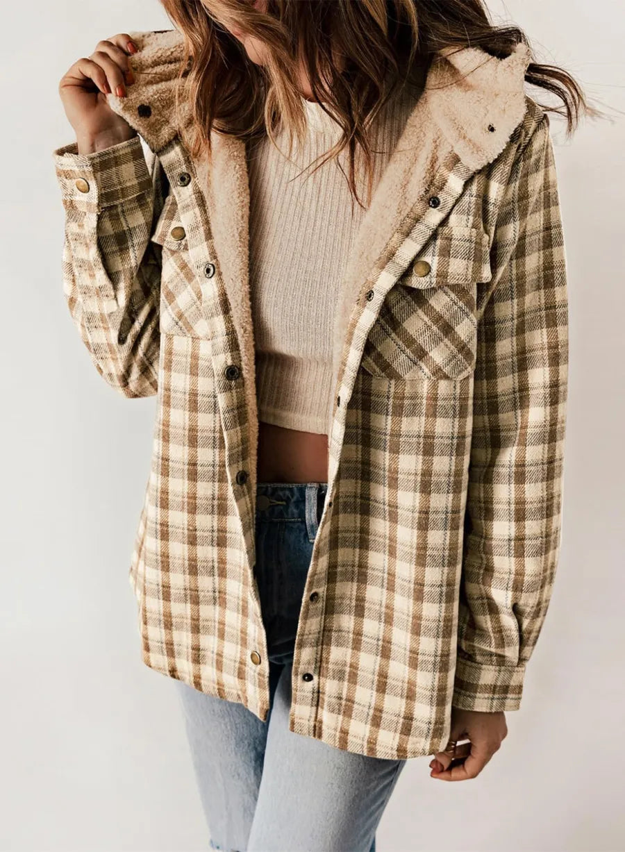 Plaid Fleecejakke | Hyggelig Stil til Efterår & Vinter