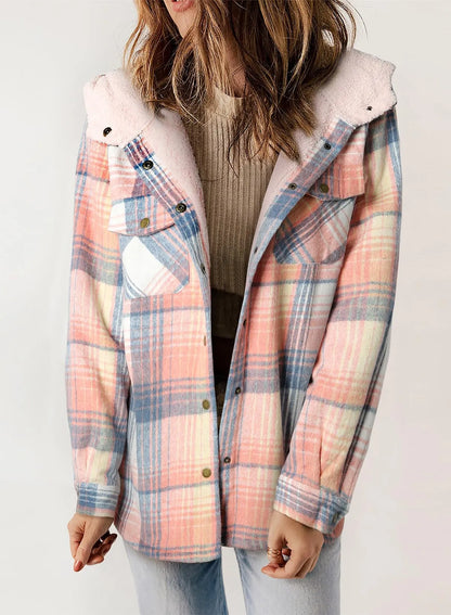 Plaid Fleecejakke | Hyggelig Stil til Efterår & Vinter