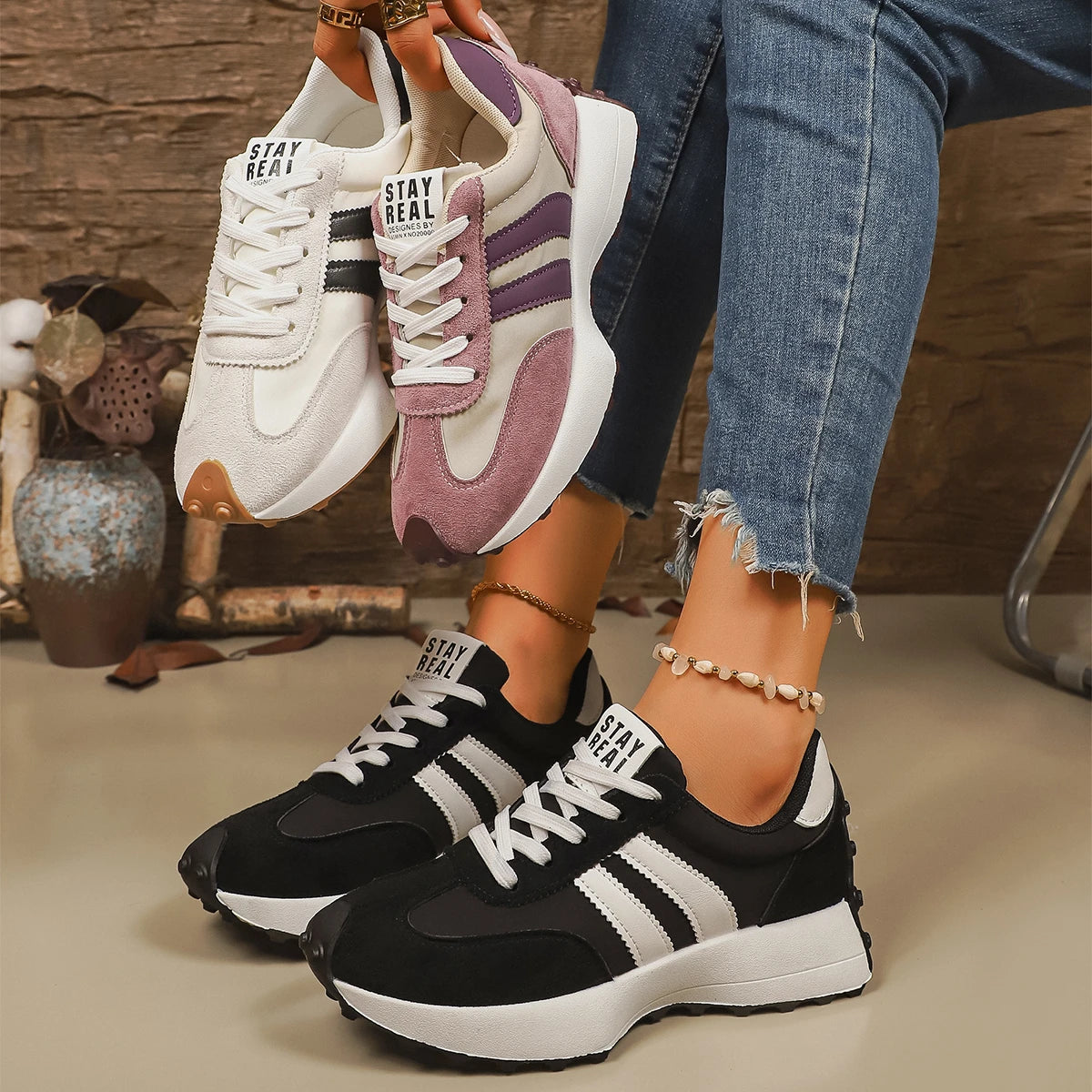 Woman Stride Comfort