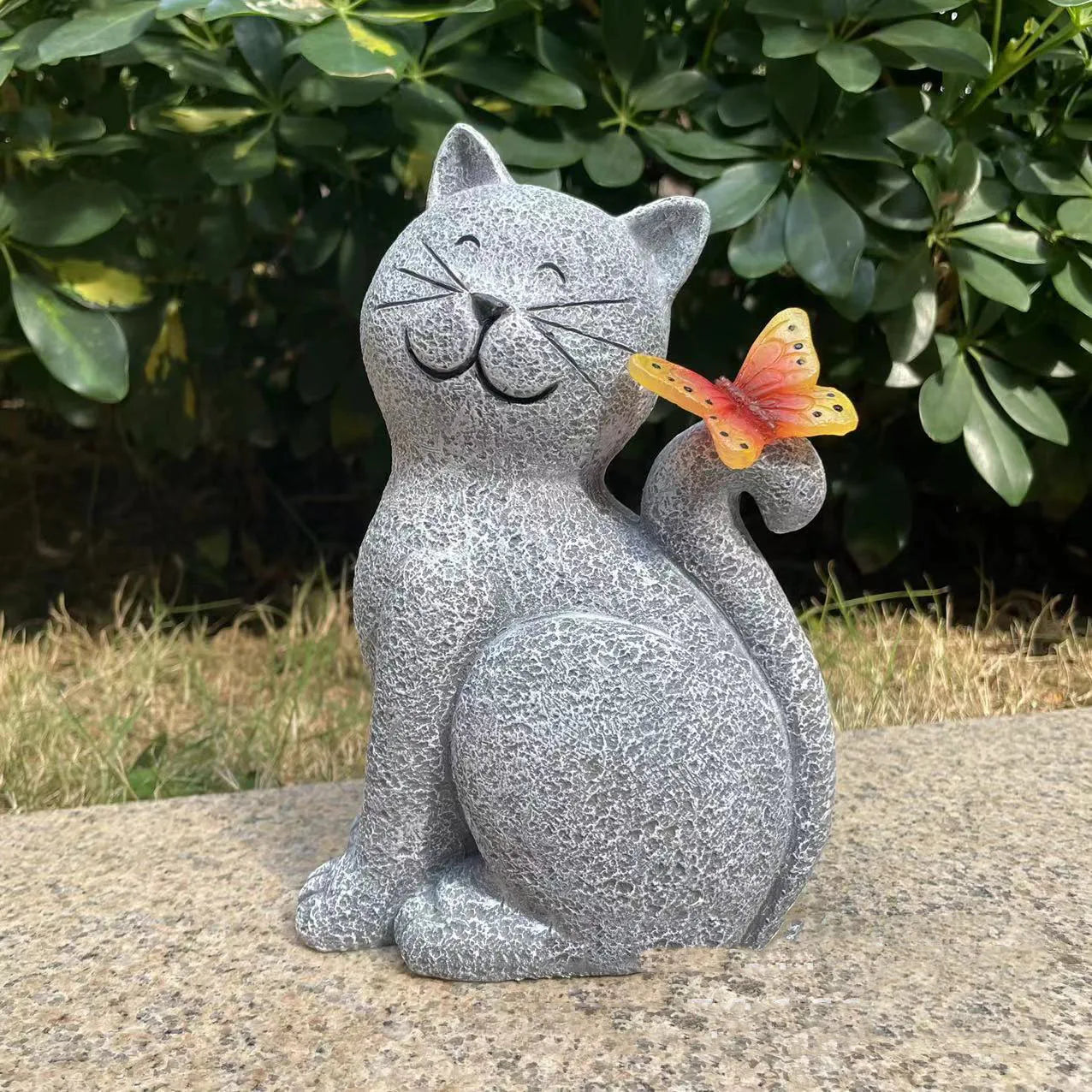 WhiskerGlow™ – Solcelle Kattefigur med Lys