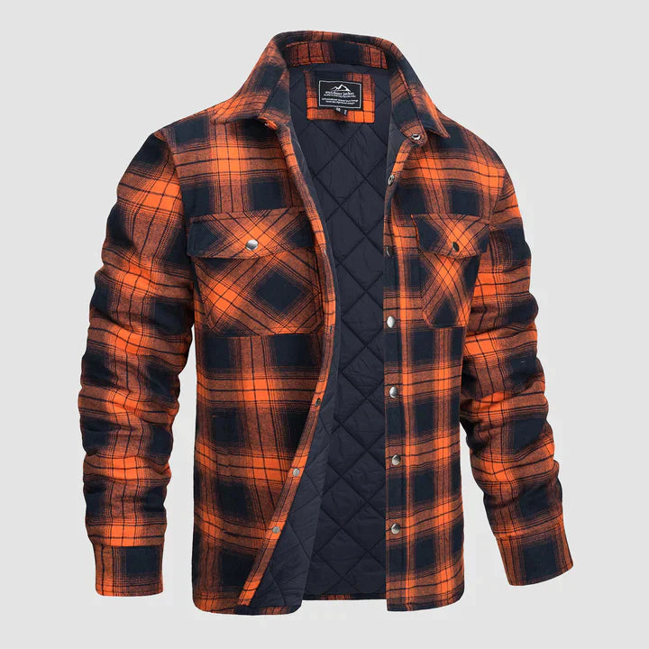 Flannel™ – Herre Skjortejakke med Quiltet For
