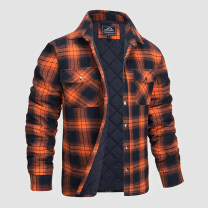 Flannel™ – Herre Skjortejakke med Quiltet For