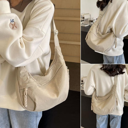 Stilfuld Nylon Crossbody Hobo Taske