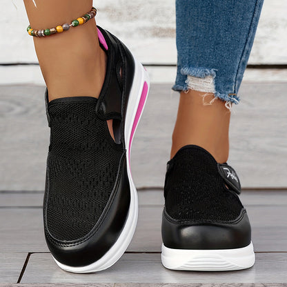 Åndbare Sneakers med Velcrolukning | Ortopædisk Komfort
