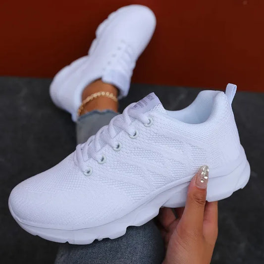 Åndbare Vævede Sneakers | Stil & Ortopædisk Komfort