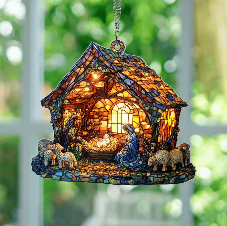 Nativity™ – Julekrybbe Dekoration i Akryl