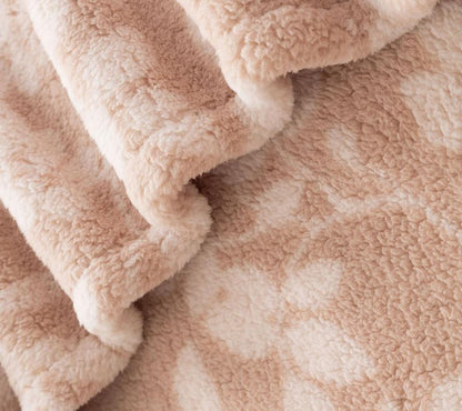 Berkshire Botanical Vine Wearable Sherpa Throw Blanket with Pockets