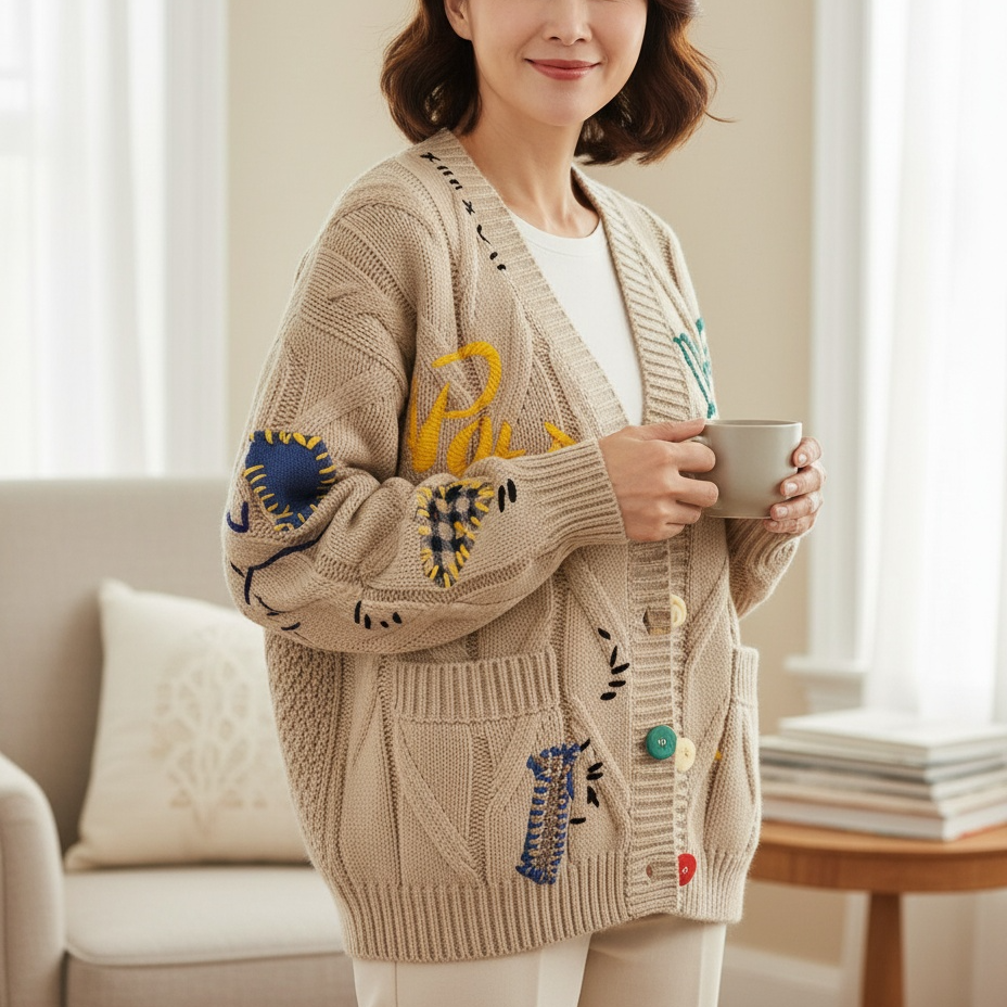 Gabriella™ – Strikket Cardigan til Kvinder