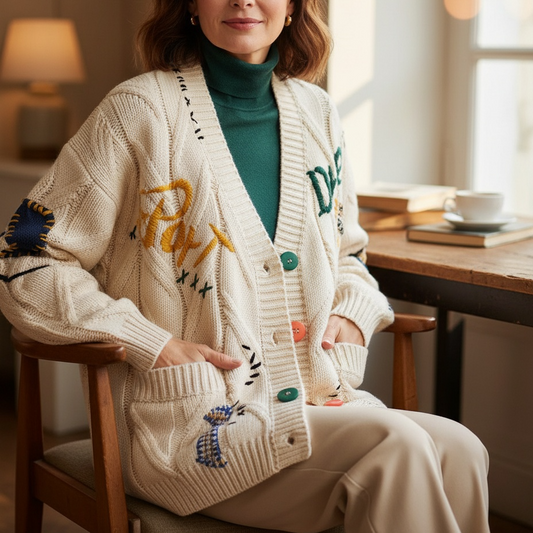 Gabriella™ – Strikket Cardigan til Kvinder