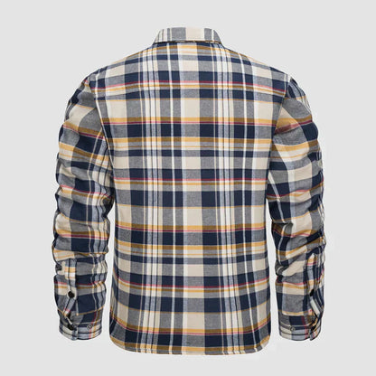 Flannel™ – Herre Skjortejakke med Quiltet For