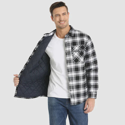 Flannel™ – Herre Skjortejakke med Quiltet For