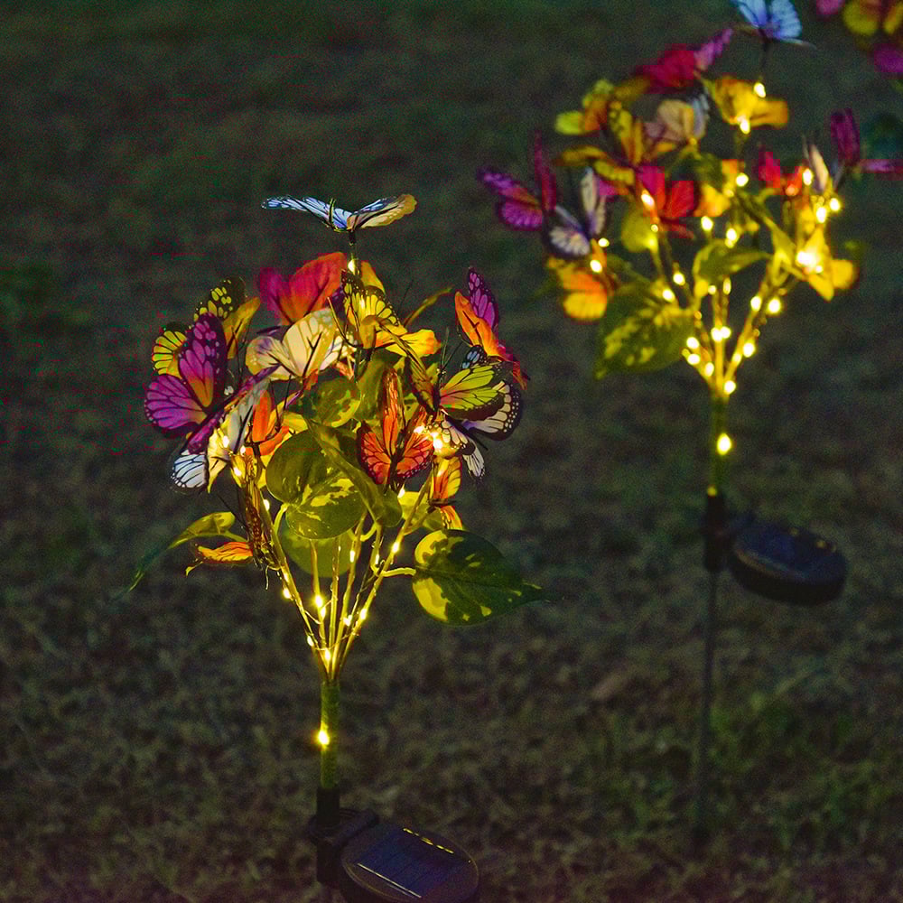 Solcelle Sommerfuglelampe til Haven | Udendørs Dekoration