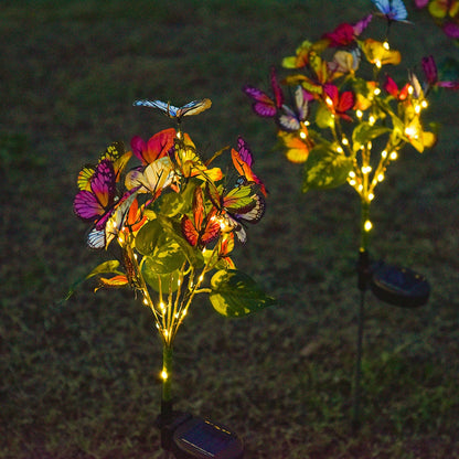 Solcelle Sommerfuglelampe til Haven | Udendørs Dekoration