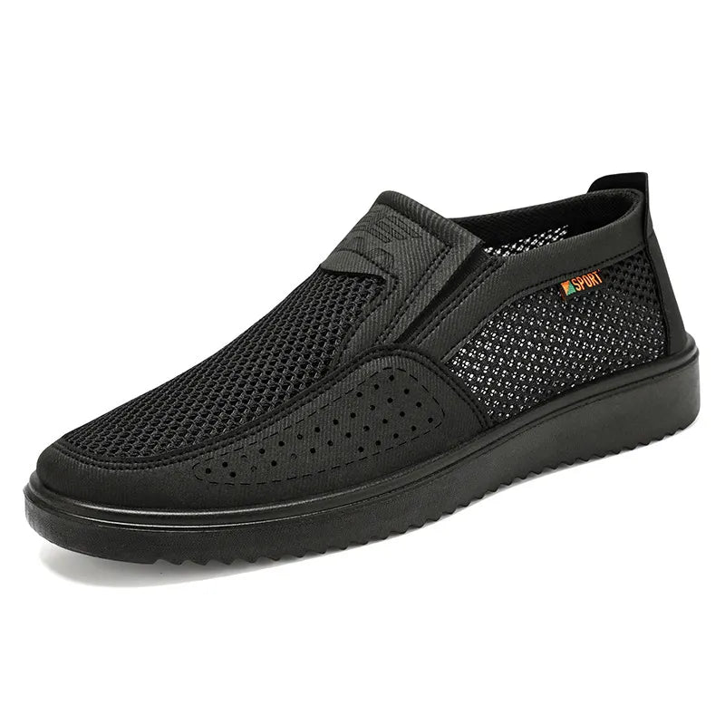FlexKnit Pro – Åndbare slip-on-vandresko i mesh til mænd | Ultralette komfortable sneakers