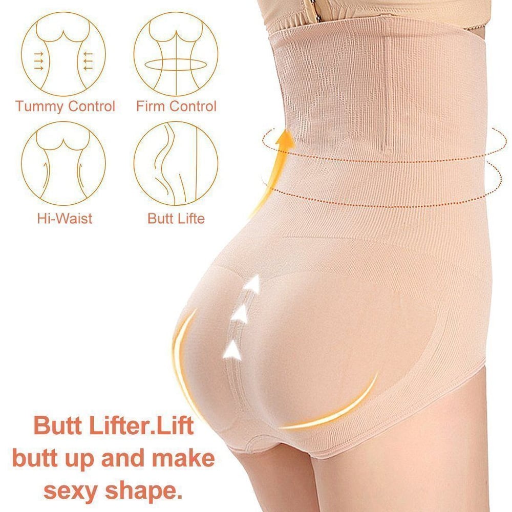 Høj Talje Shapewear Trusser med Tummy Control & Løft