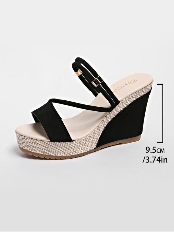 OrthoGlide Elite – Komfortable sandaler med plateau og kilehæl til kvinder | Ortopædisk støtte med stil