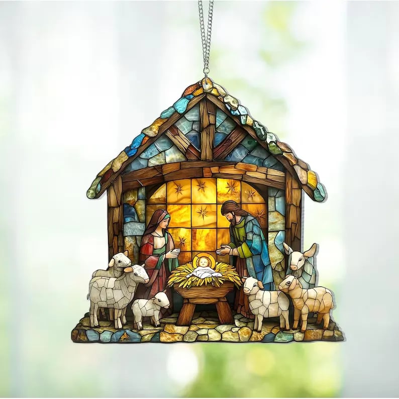 Nativity™ – Julekrybbe Dekoration i Akryl