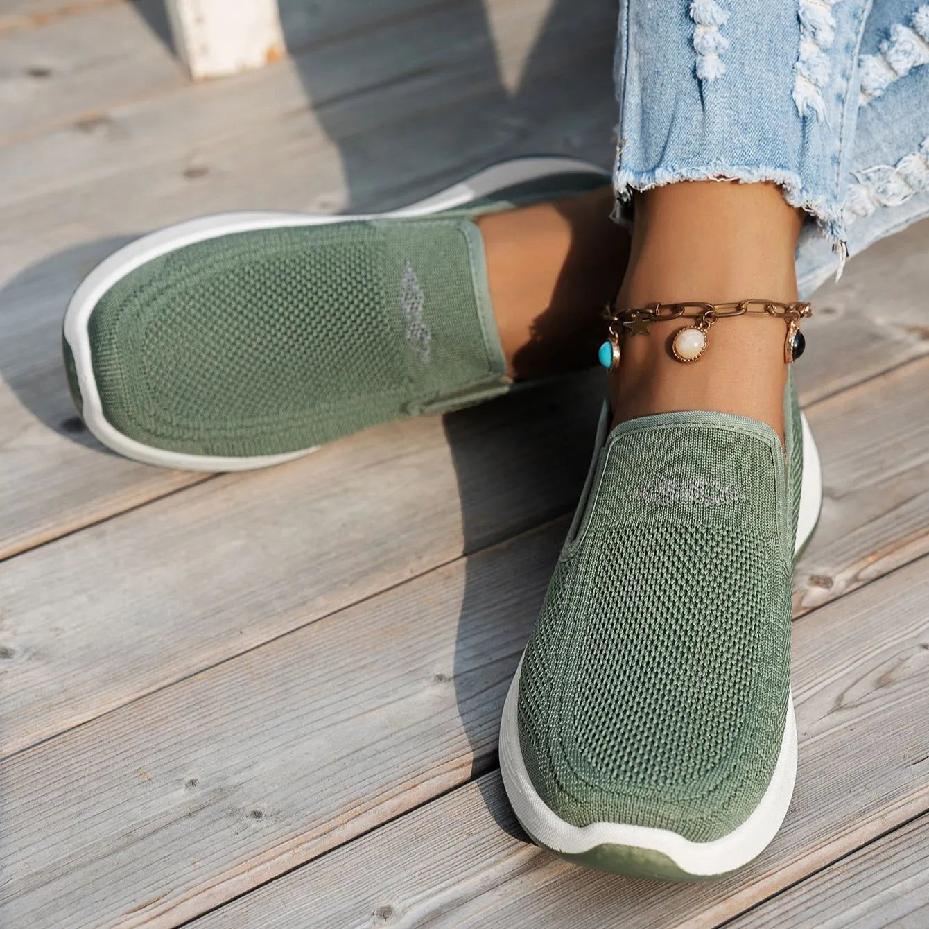 Luna™ – Ortopædiske Slip-on Sneakers med Platform