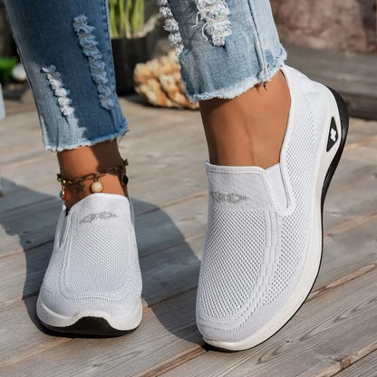 Luna™ – Ortopædiske Slip-on Sneakers med Platform