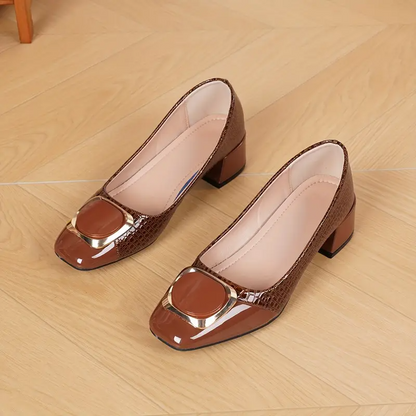 Danika™ – Elegante Casual Sko med Blokhæl