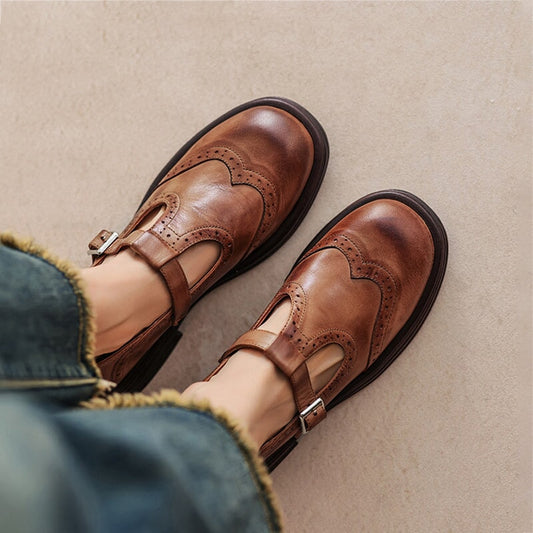 Verda - Elegante Scarpe di Pelle
