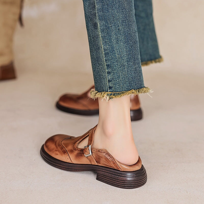 Verda - Elegante Scarpe di Pelle