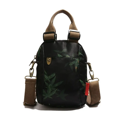 Dame Skuldertaske med Print & Flere Rum