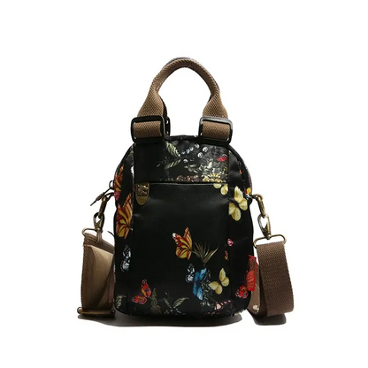 Dame Skuldertaske med Print & Flere Rum