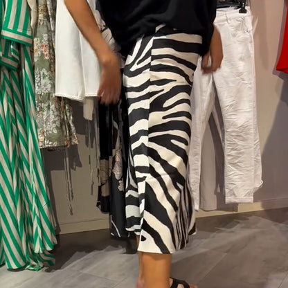 Todelt sæt med zebraprint