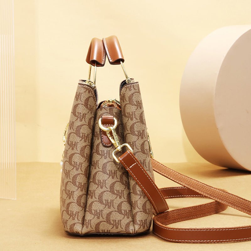 Liora™ – Elegant Retro Skuldertaske i Bøttedesign
